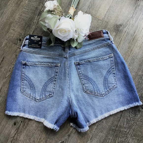 💲 DROP! NWT Hollister High-Rise Boyfriend Shorts - Picture 3 of 3